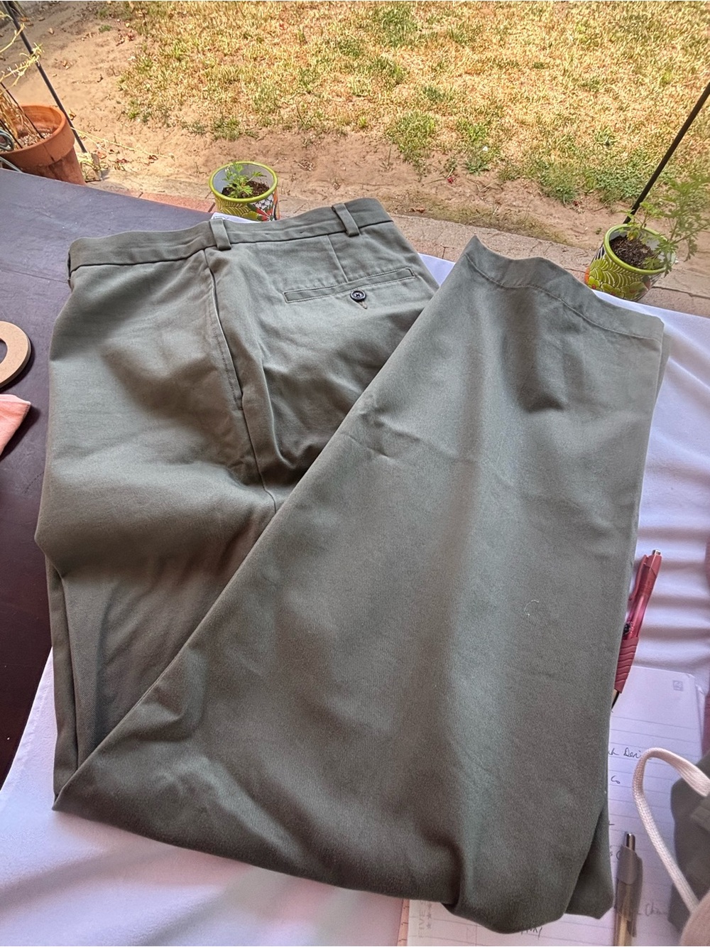 Goodfellow & Co Olive Green Straight Chinos